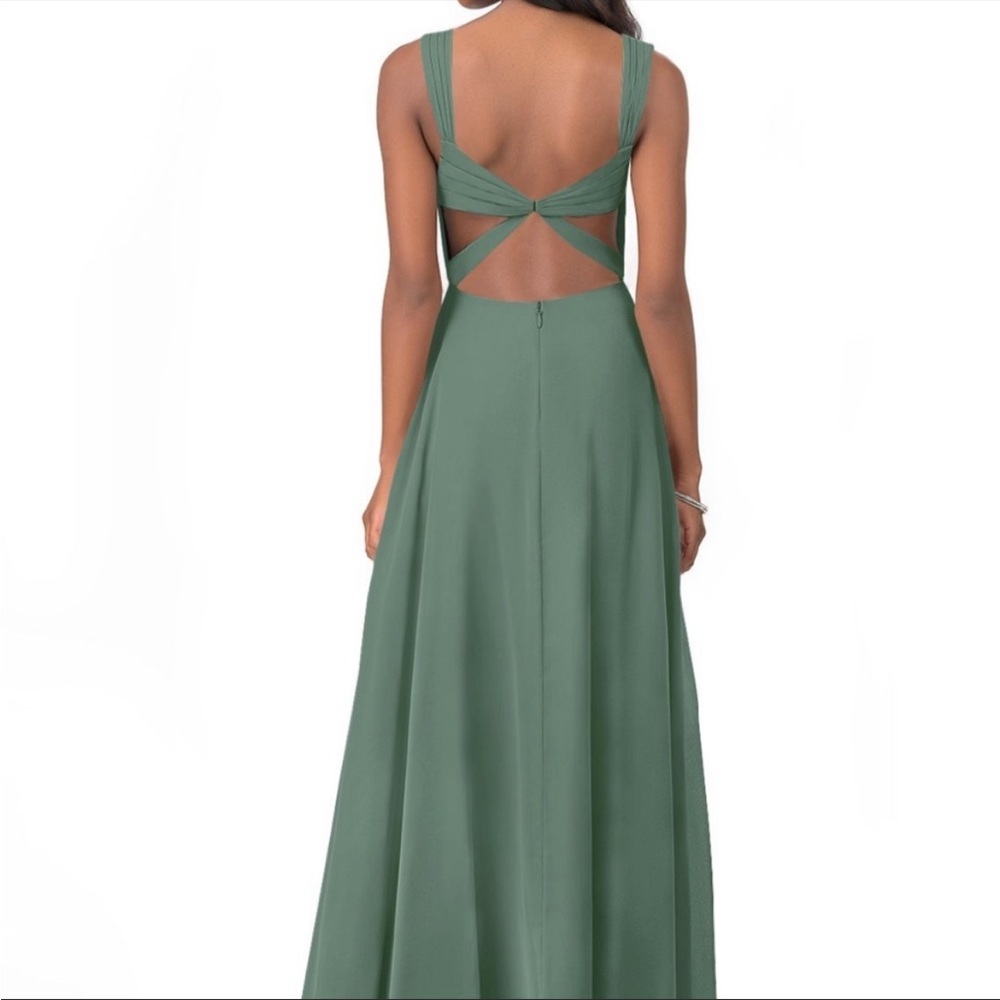 Eucalyptus Azazie size 8 bridesmaid dress